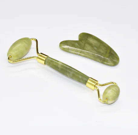 🎁 Free Gift 🎁: Rose Quartz Jade Roller and Gua Sha